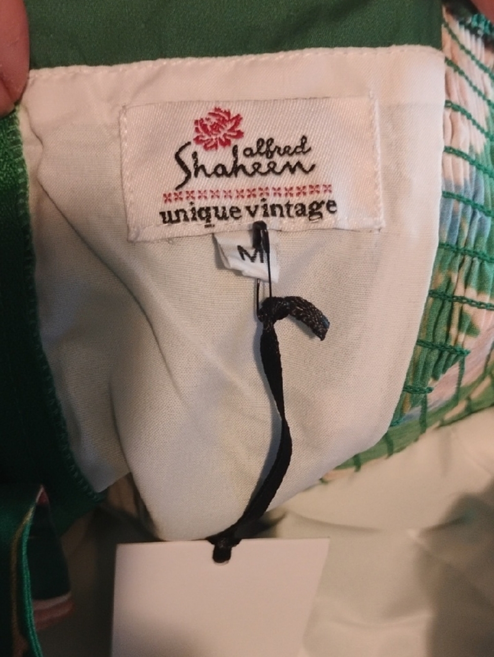 Nwt Unique Vintage Cranes Romper Swim Medium - Picture 2 of 7